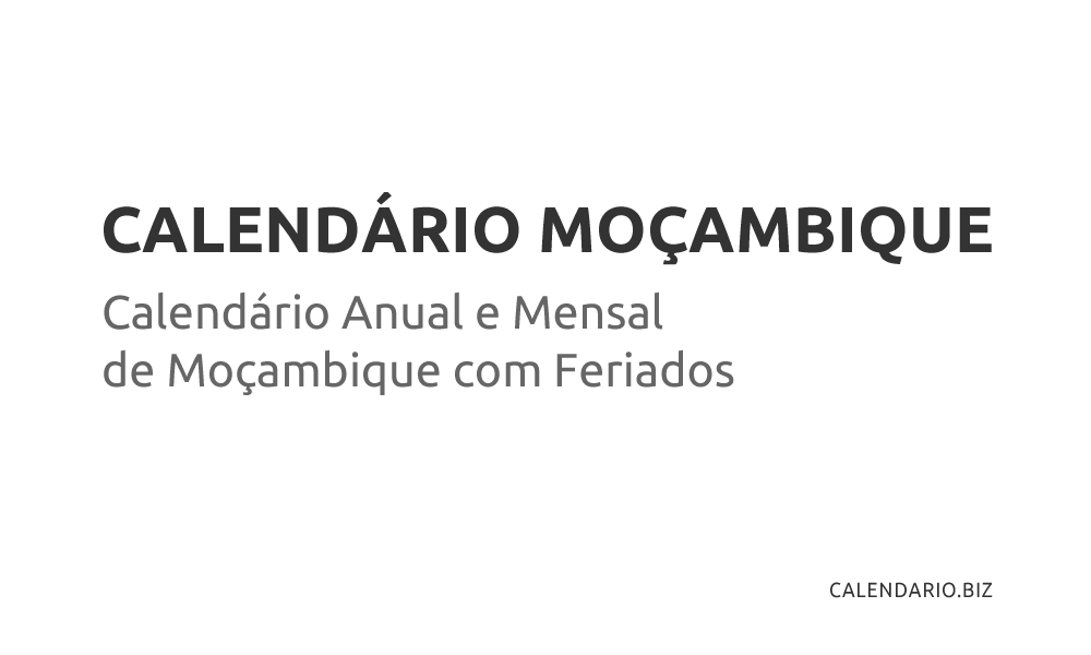 Calendário agrícola de moçambique 5